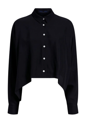 Proenza Schouler draped button-up shirt - Black