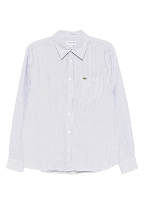 Lacoste logo-patch shirt - White