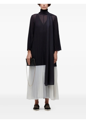 Osklen pleated high-neck midi dress - Black