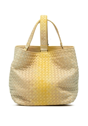 Bottega Veneta Pre-Owned 2012-2025 Nappa Intrecciato Nuance bucket bag - Yellow