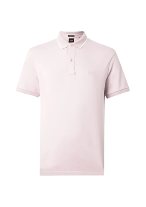 BOSS Passertip short-sleeve polo shirt - Pink