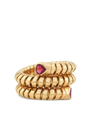 MARINA B 18K yellow gold Trisola Spiral ruby ring