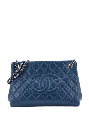 CHANEL Pre-Owned Timeless CC Frame Quilted Caviar Medium tote bag - Blue