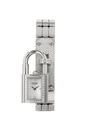 Hermès Pre-Owned 2025 Montre Kelly 16mm watch - White