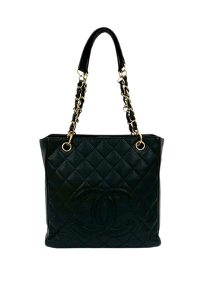 CHANEL Pre-Owned 2003-2004 Caviar Petite Shopping tote bag - Black