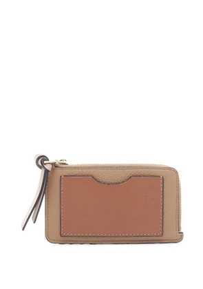 Loewe Pre-Owned 2010-2025 Calfskin Anagram coin pouch - Brown