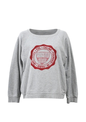 Celine Pre-Owned logo crew-neck sweatshirt - Grey