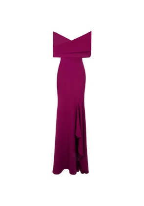 Gemy Maalouf draped off-the-shoulder maxi dress - Pink