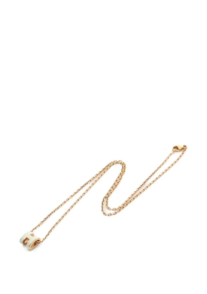 Hermès Pre-Owned 2010s Mini pop H pendant necklace - White