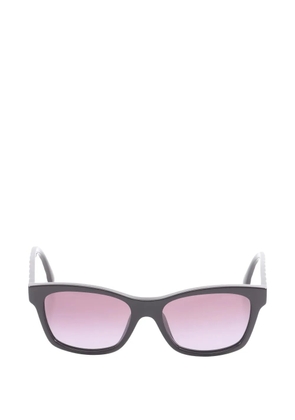 CHANEL Pre-Owned 1986-1988 coco mark square sunglasses - Red