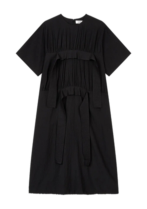 TOMBOY frill-detailed short-sleeve mini dress - Black