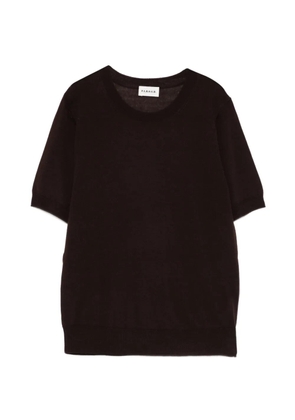 P.A.R.O.S.H. short-sleeve crew-neck T-shirt - Brown