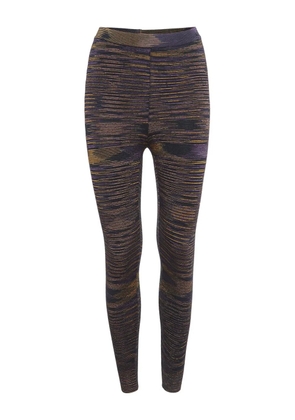 Missoni Pre-Owned striped-pattern leggings - Black