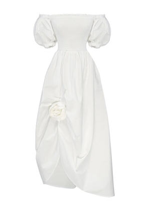Sleeper cotton midi dress - White