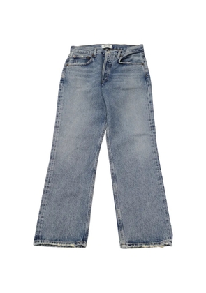 AGOLDE five-pockets mid-rise straight-leg ripley jeans - Blue