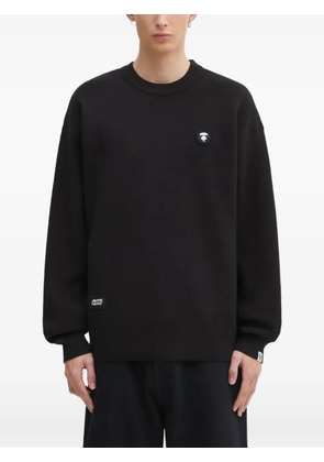 AAPE BY *A BATHING APE® logo-patch sweatshirt - Black