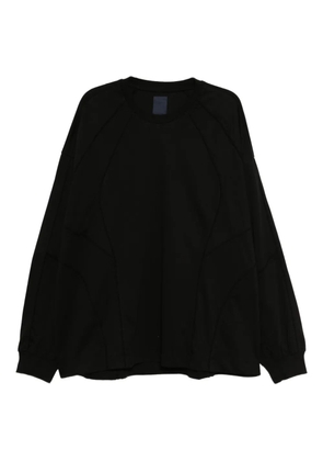 Juun.J Racer piping T-shirt - Black