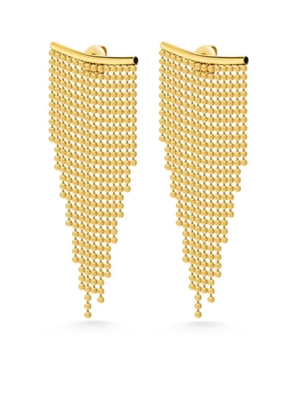 Nialaya Jewelry beaded fringe earrings - GOLD