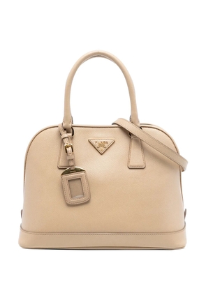 Prada Pre-Owned 2013-2025 Medium Saffiano Lux Open Promenade satchel - Brown