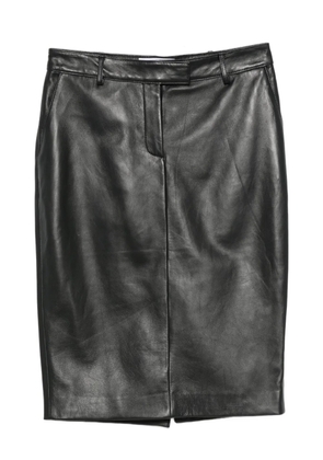Giuseppe Di Morabito faux-leather pencil skirt - Black