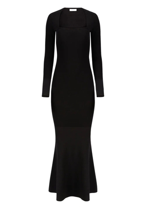Nina Ricci wool-blend mermaid dress - Black
