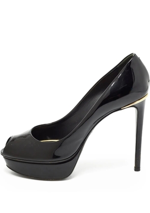 Louis Vuitton Pre-Owned platform peep-toe heels - Black
