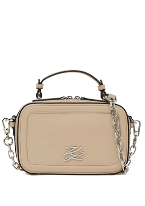 Karl Lagerfeld small K/Autograph cross body bag - Neutrals