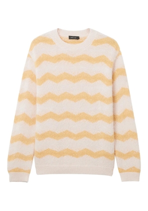tout a coup zig-zag sweater - Neutrals