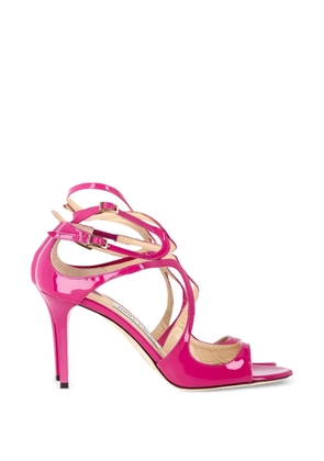 Jimmy Choo Pre-Owned strappy heeled sandals - Pink