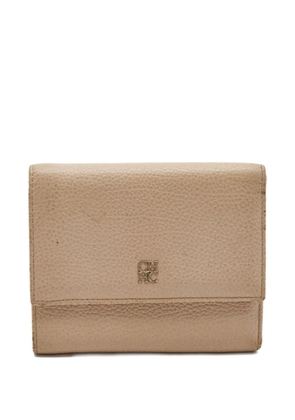 Carolina Herrera Vintage leather wallet - Neutrals