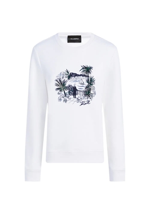 Karl Lagerfeld graphic-print T-shirt - Neutrals