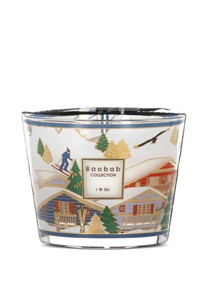 Baobab I Love Ski scented candle - White