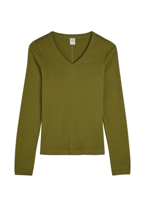 FLORE FLORE Jill cotton top - Green