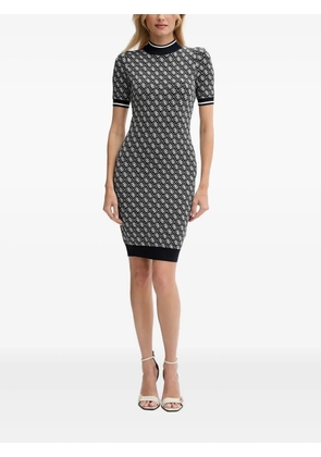 GUESS USA patterned short-sleeve mini dress - Black