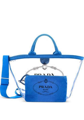 Prada Pre-Owned Logo PVC tote bag - Blue