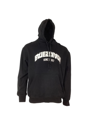 Balenciaga Pre-Owned logo-print cotton hoodie - Black