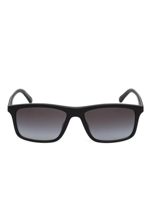 Emporio Armani rectangle-frame sunglasses - Black
