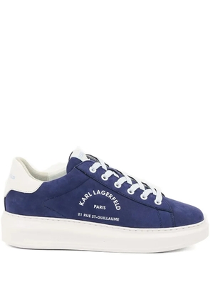Karl Lagerfeld logo-print sneakers - Blue