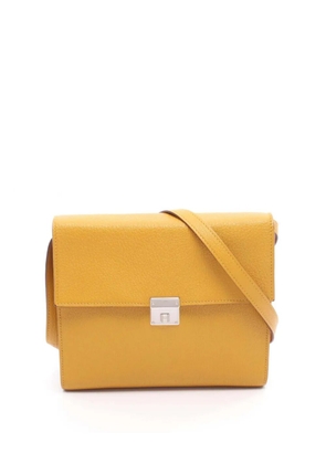 Hermès Pre-Owned 2018 Chevre Clic 16 Wallet On Strap crossbody bag - Yellow