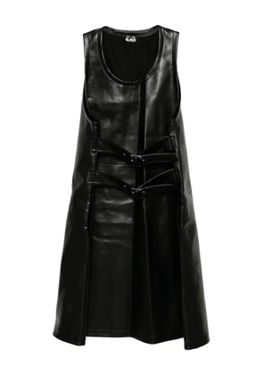 Black Comme Des Garçons belted dress