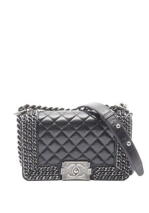CHANEL Pre-Owned 2014-2015 Boy Chanel shoulder bag - Black