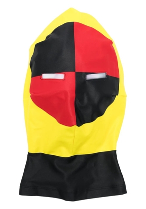 Walter Van Beirendonck graphic-print face mask - Yellow