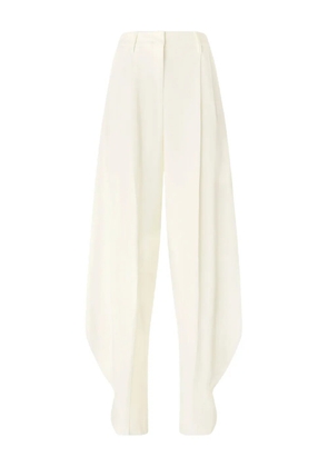 Genny pleated trousers - White