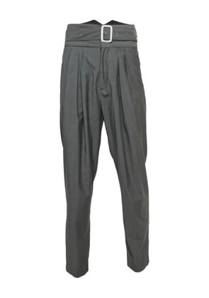 Kenzo Pre-Owned pleated belted trousers - Grey