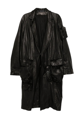 Julius Gas Mask coat - Black