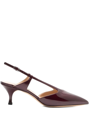 Casadei 50mm Julia slingback pumps - Red