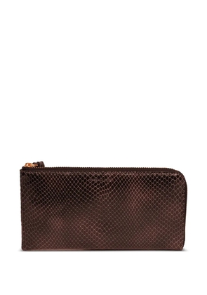 DRIES VAN NOTEN large leather wallet - Brown