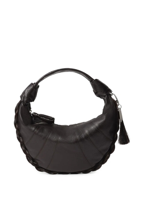 LEMAIRE mini Fortune Croissant topstitched tote bag - Brown