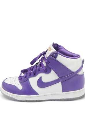 Nike high-top leather sneakers - Purple