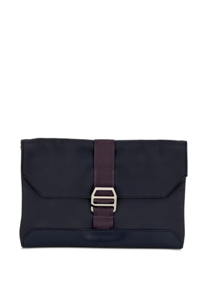 Hermès Pre-Owned Cityslide flap leather clutch bag - Blue